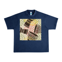 Navy african drum seamless pattern Urban Heavy Tee - BundleAndBundleShop