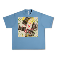 Pebble Blue african drum seamless pattern Urban Heavy Tee - BundleAndBundleShop