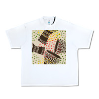 White african drum seamless pattern Urban Heavy Tee - BundleAndBundleShop