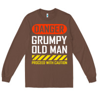 Chestnut funny danger grumpy old man sarcastic saying, retirement t shirt Long Sleeve Tee - linhVisuals
