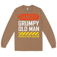 Toasted Coconut funny danger grumpy old man sarcastic saying, retirement t shirt Long Sleeve Tee - linhVisuals