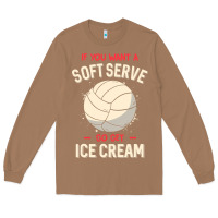 Toasted Coconut funny volleyball if you want a soft serve volleyball t shirt Long Sleeve Tee - linhVisuals