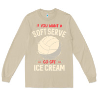Mushroom funny volleyball if you want a soft serve volleyball t shirt Long Sleeve Tee - linhVisuals