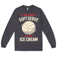 Smoke funny volleyball if you want a soft serve volleyball t shirt Long Sleeve Tee - linhVisuals
