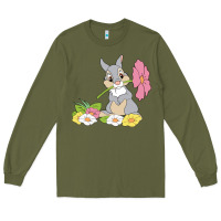 Army Green thumper Long Sleeve Tee - linhVisuals