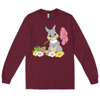 Burgundy thumper Long Sleeve Tee - linhVisuals