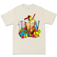 Bone Softball Frappe Coffee Premium Tee - FaDigitalArtStudio