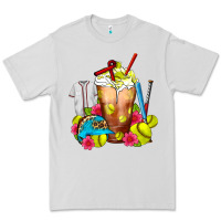 Dove Grey Softball Frappe Coffee Premium Tee - FaDigitalArtStudio