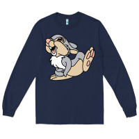 Navy thumper Long Sleeve Tee - linhVisuals