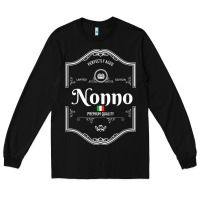 Black perfectly aged premium quality italian nonno shirt Long Sleeve Tee - linhVisuals