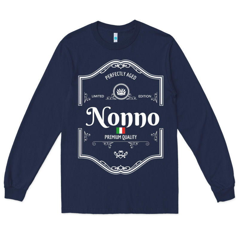 Perfectly Aged Premium Quality Italian Nonno Shirt Long Sleeve Tee by linhVisuals | Teevron
