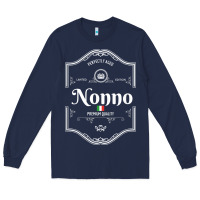 Navy perfectly aged premium quality italian nonno shirt Long Sleeve Tee - linhVisuals
