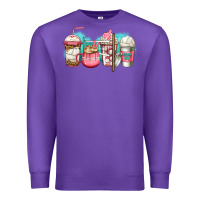 Purple volleyball coffee Premium Sweatshirt - Jasminsmagicworld