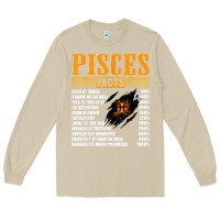 Mushroom pisces facts t shirt pisces birthday gifts Long Sleeve Tee - linhVisuals