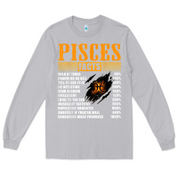 Moon Dust pisces facts t shirt pisces birthday gifts Long Sleeve Tee - linhVisuals