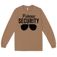 Toasted Coconut princess security dad boyfriend husband pregnancy t shirt Long Sleeve Tee - linhVisuals
