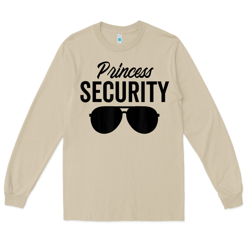 Princess Security Dad Boyfriend Husband Pregnancy T Shirt Long Sleeve Tee by linhVisuals | Teevron