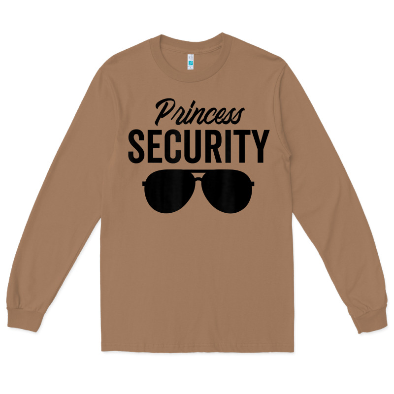 Princess Security Dad Boyfriend Husband Pregnancy T Shirt Long Sleeve Tee by linhVisuals | Teevron
