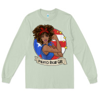 Matcha puerto rican girl strong t shirt puerto rico pride boricua Long Sleeve Tee - linhVisuals
