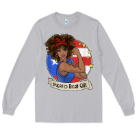 Moon Dust puerto rican girl strong t shirt puerto rico pride boricua Long Sleeve Tee - linhVisuals