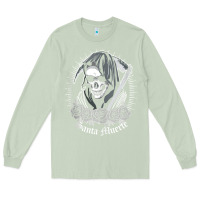 Matcha santa muerte female deity mexican satanic dead sugar skull tank top Long Sleeve Tee - linhVisuals