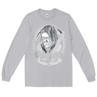 Moon Dust santa muerte female deity mexican satanic dead sugar skull tank top Long Sleeve Tee - linhVisuals