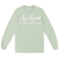 Matcha red friday military remember everyone deployed heartbeat t shirt Long Sleeve Tee - linhVisuals