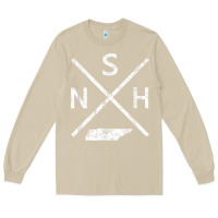 Mushroom vintage nashville retro nsh cross t shirt Long Sleeve Tee - linhVisuals