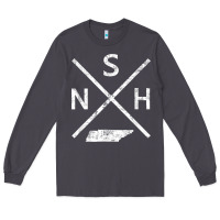 Smoke vintage nashville retro nsh cross t shirt Long Sleeve Tee - linhVisuals