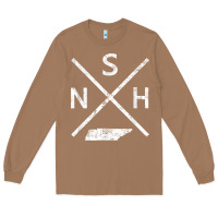 Toasted Coconut vintage nashville retro nsh cross t shirt Long Sleeve Tee - linhVisuals