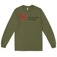 Army Green The the northeastern Long Sleeve Tee - linhVisuals
