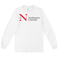 White The the northeastern Long Sleeve Tee - linhVisuals