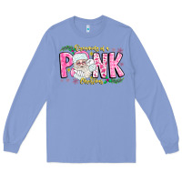 Colony Blue dreaming of a pink christmas Long Sleeve Tee - CowhideDigitalArt
