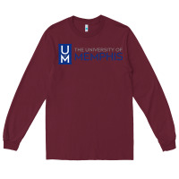 Burgundy The university of memphis Long Sleeve Tee - linhVisuals