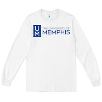 White The university of memphis Long Sleeve Tee - linhVisuals