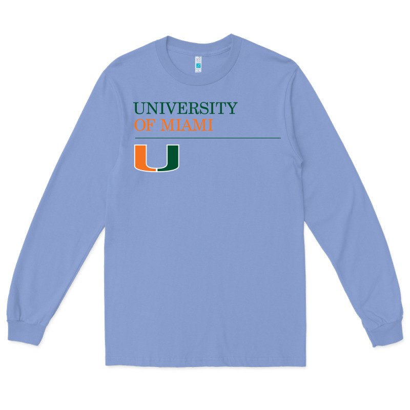 The University Of Miami Long Sleeve Tee by linhVisuals | Teevron