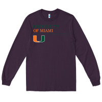 Plum The university of miami Long Sleeve Tee - linhVisuals