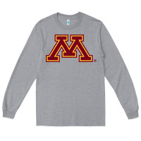 Heather Grey The university of minnesota Long Sleeve Tee - linhVisuals