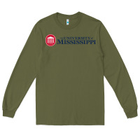 Army Green The university of mississippi Long Sleeve Tee - linhVisuals