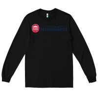 Black The university of mississippi Long Sleeve Tee - linhVisuals