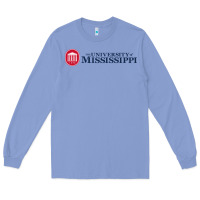Colony Blue The university of mississippi Long Sleeve Tee - linhVisuals