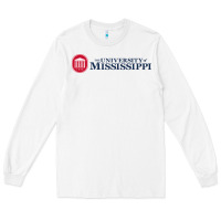 White The university of mississippi Long Sleeve Tee - linhVisuals