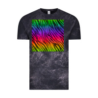 Cloud Black colorful zebra seamless pattern Vintage Tee - BundleAndBundleShop