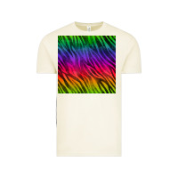 Vintage Arctic colorful zebra seamless pattern Vintage Tee - BundleAndBundleShop