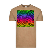 Vintage Coffee colorful zebra seamless pattern Vintage Tee - BundleAndBundleShop