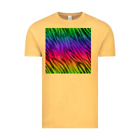 Vintage Mustard colorful zebra seamless pattern Vintage Tee - BundleAndBundleShop