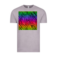 Vintage Zinc colorful zebra seamless pattern Vintage Tee - BundleAndBundleShop