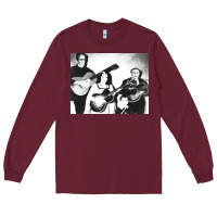 Burgundy the munsters play it again Long Sleeve Tee - linhVisuals