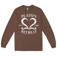 Chestnut plato retreat club vintage retro nyc t shirt Long Sleeve Tee - linhVisuals