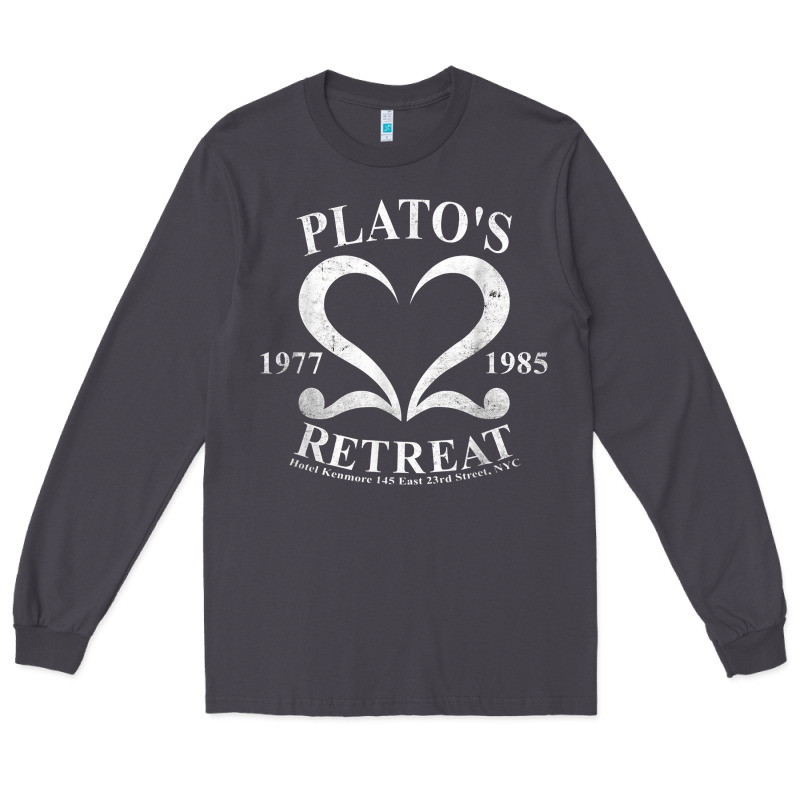 Plato Retreat Club Vintage Retro Nyc T Shirt Long Sleeve Tee by linhVisuals | Teevron